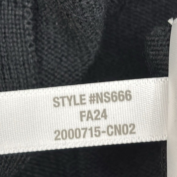 Madewell Merino Wool Boyfriend Cardigan in True Black size XXS NWT NS666 - Picture 11 of 13